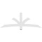 Ekena Millwork Davenport Architectural Grade PVC Gable Bracket, 72"W x 27"H x 2"D x 4"F, 9/12 Pitch GBP072X27X0204DAV00 - alternate 4